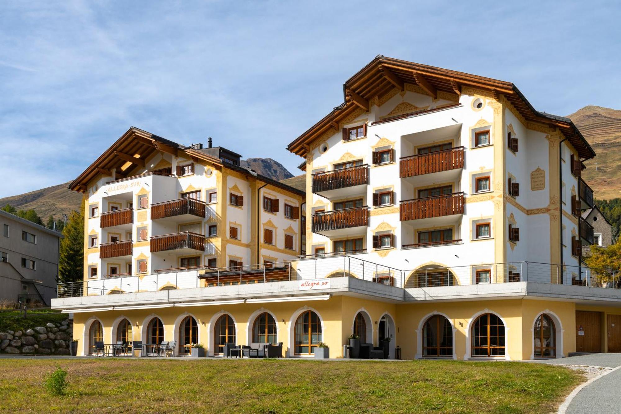 Ferienwohnungen Hotel Allegra Zuoz Zewnętrze zdjęcie